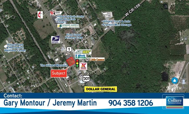 Former Convenience Store in HIlliard: 551755 U.S. 1, Hilliard, FL 32046